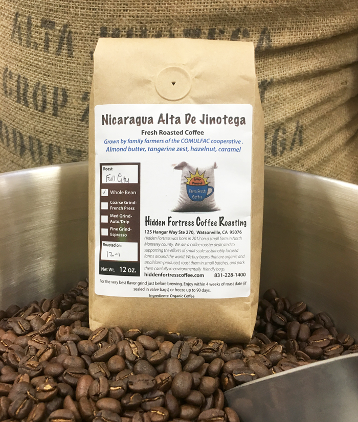 Nicaragua San Juan Rio Coco Hidden Fortress Coffee Roasting